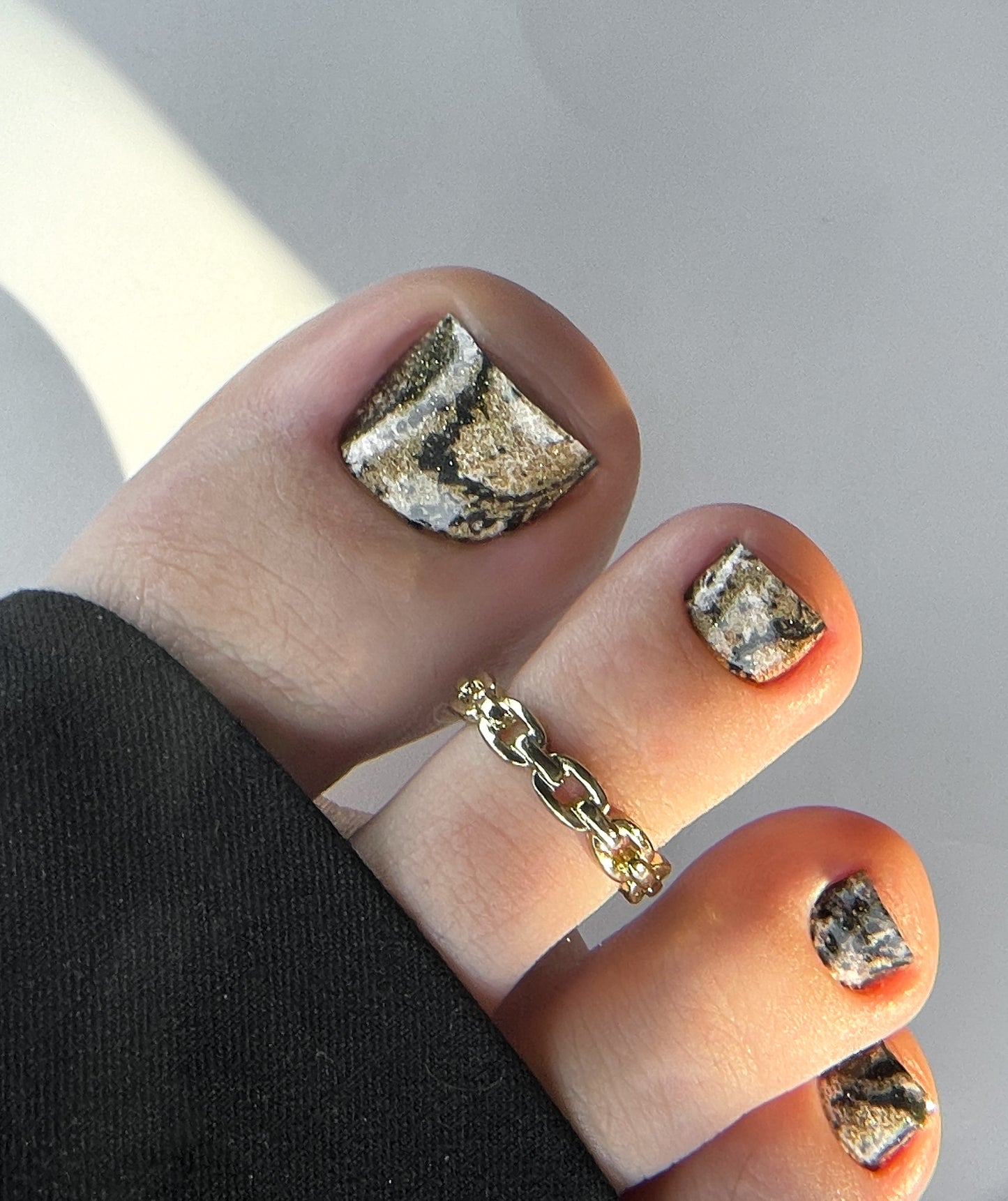 Nail decoration films for pedicure - 0024K