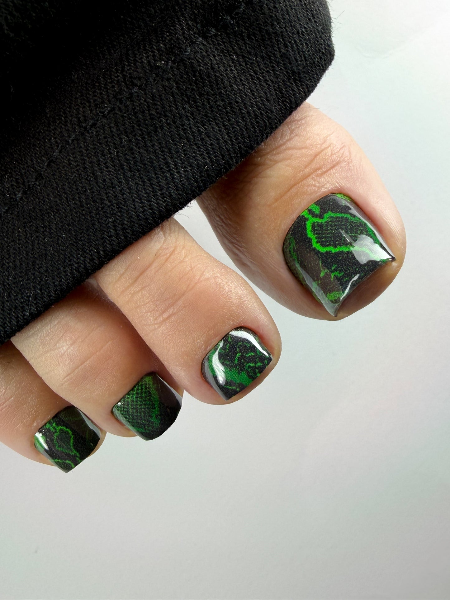 Nail decoration films for pedicure - 0030K