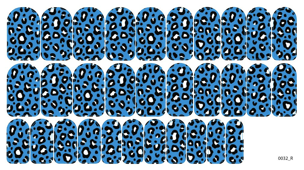 Nail decoration films for manicure - 0032R