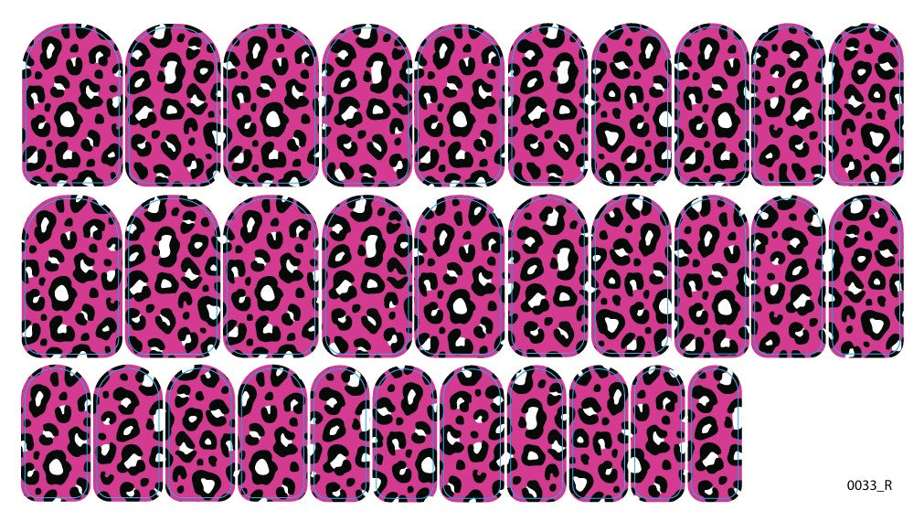 Nagų dekoravimo plėvelės manikiūrui - 0033R