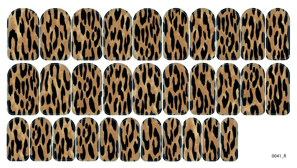 Nagų dekoravimo plėvelės manikiūrui - 0041R