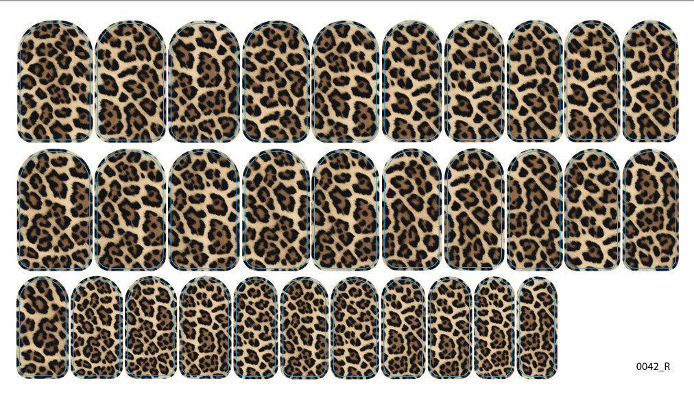 Nagų dekoravimo plėvelės manikiūrui - 0042R