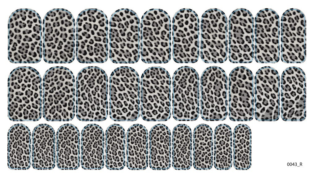 Nagų dekoravimo plėvelės manikiūrui - 0043R