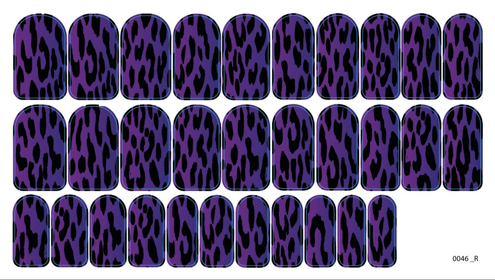 Nagų dekoravimo plėvelės manikiūrui - 0046R