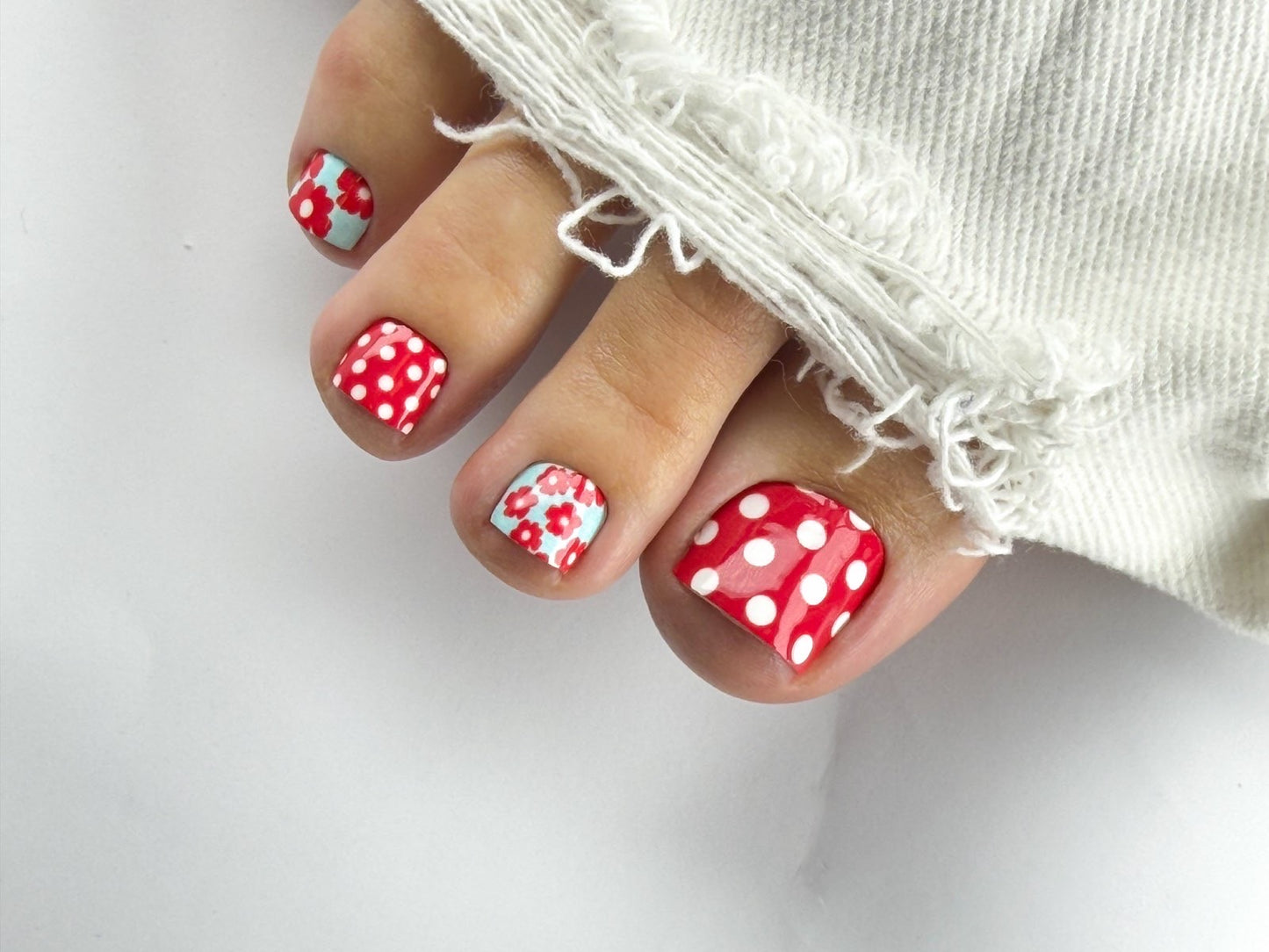 Nagų dekoravimo plėvelės pedikiūrui - 0049K