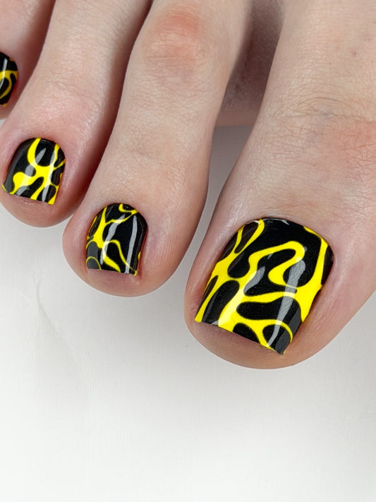 Nail decoration films for pedicure - 0055K