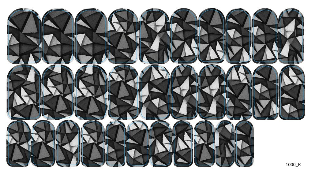 Nagų dekoravimo plėvelės manikiūrui - 1000R