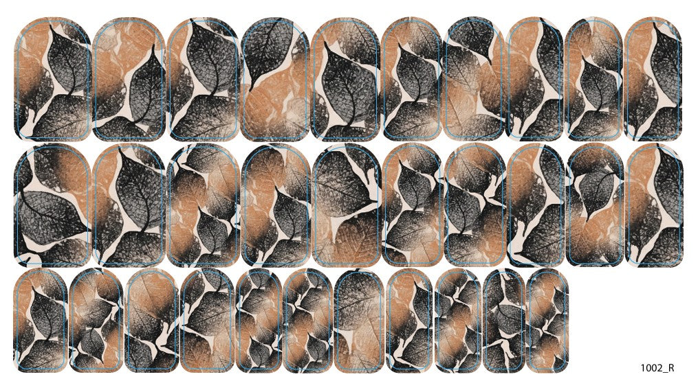 Nagų dekoravimo plėvelės manikiūrui - 1002R