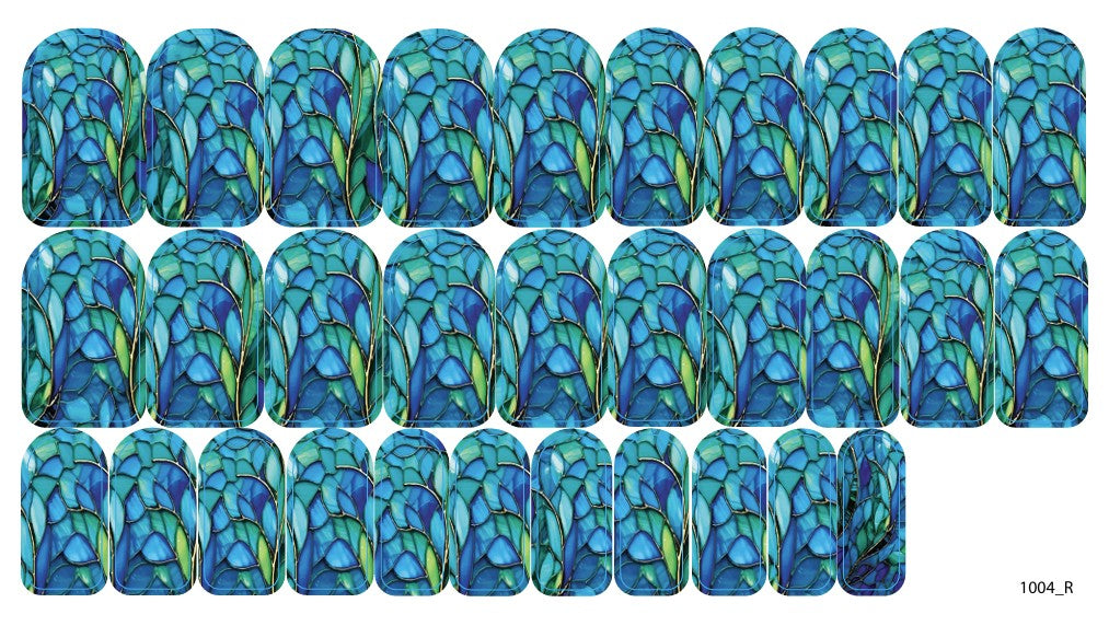 Nagų dekoravimo plėvelės manikiūrui - 1004R