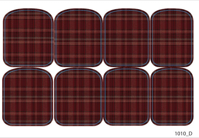 Didžiųjų nagų dekoravimo plėvelės pedikiūrui - 1010D (kopija)