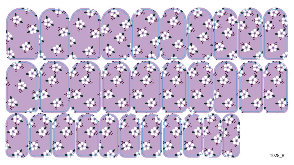 Nail decoration films for manicure - 1028R