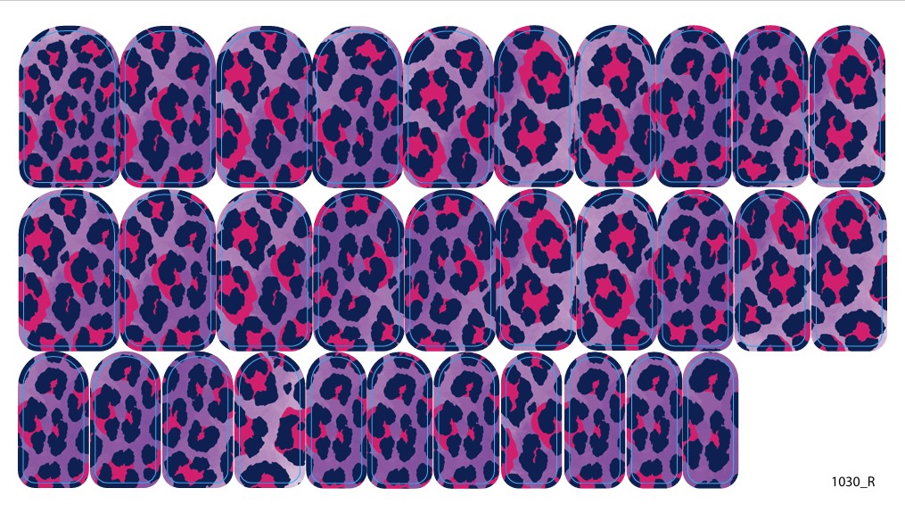 Nail decoration films for manicure - 1030R