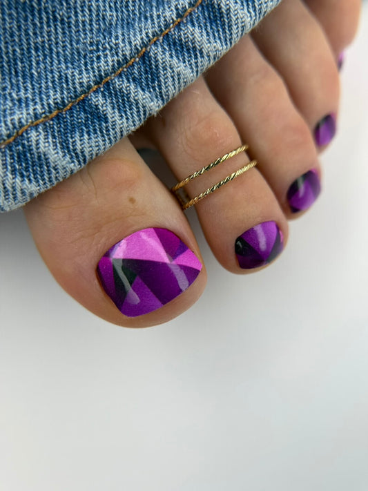 Nagų dekoravimo plėvelės pedikiūrui - 1036K