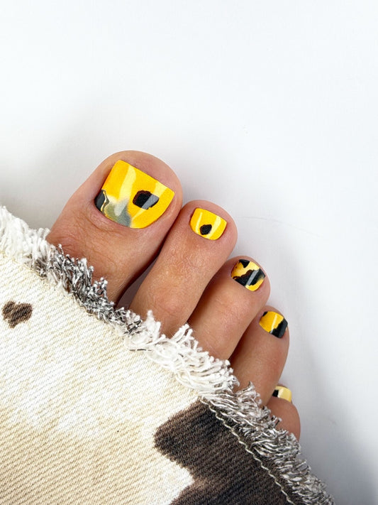Nail decoration films for pedicure - 1037K