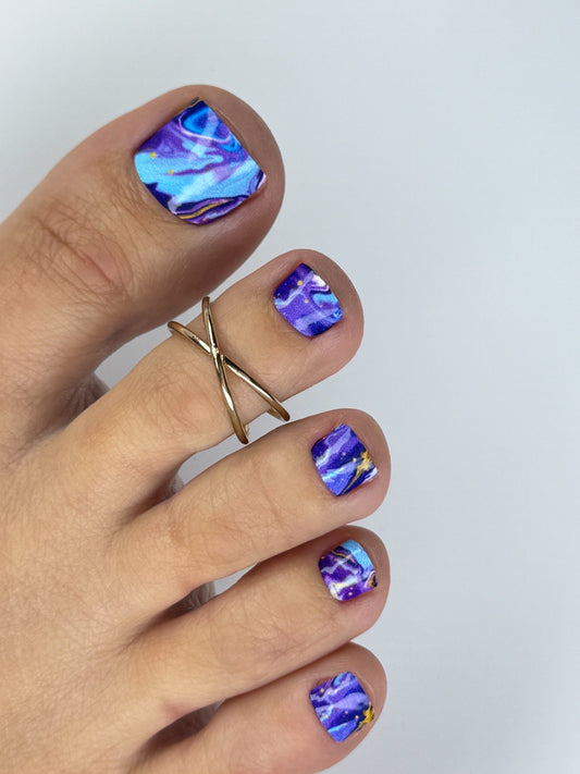 Nail decoration films for pedicure - 1054K