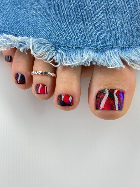 Nail decoration films for pedicure - 1056K