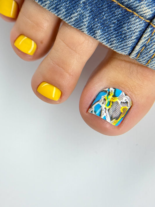 Nail decoration films for pedicure - 1115K