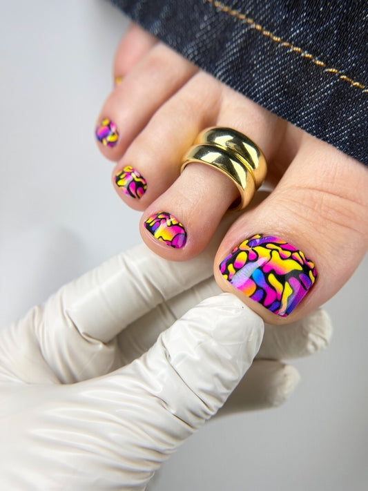 Nail decoration films for pedicure - 1134K