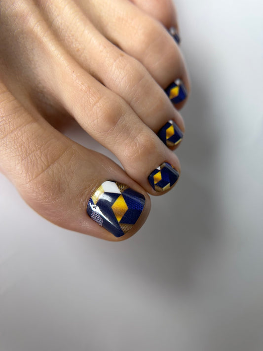 Nail decoration films for pedicure - 1137K