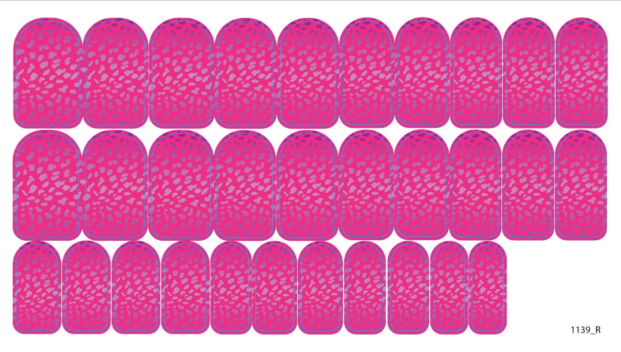 Nail decoration films for manicure - 1139R