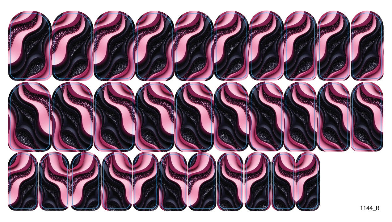 Nail decoration films for manicure - 1144R