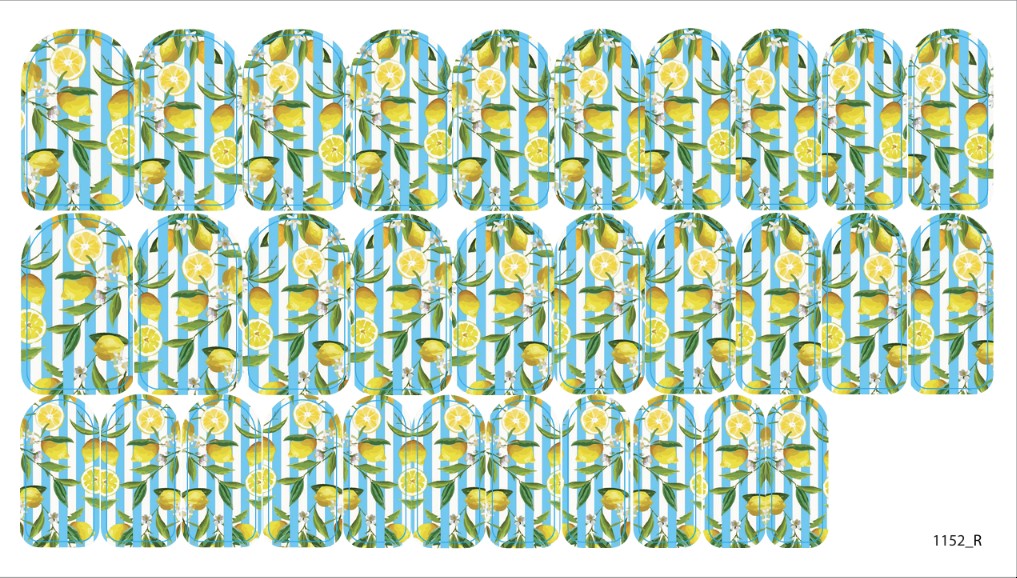 Nail decoration films for manicure - 1152R