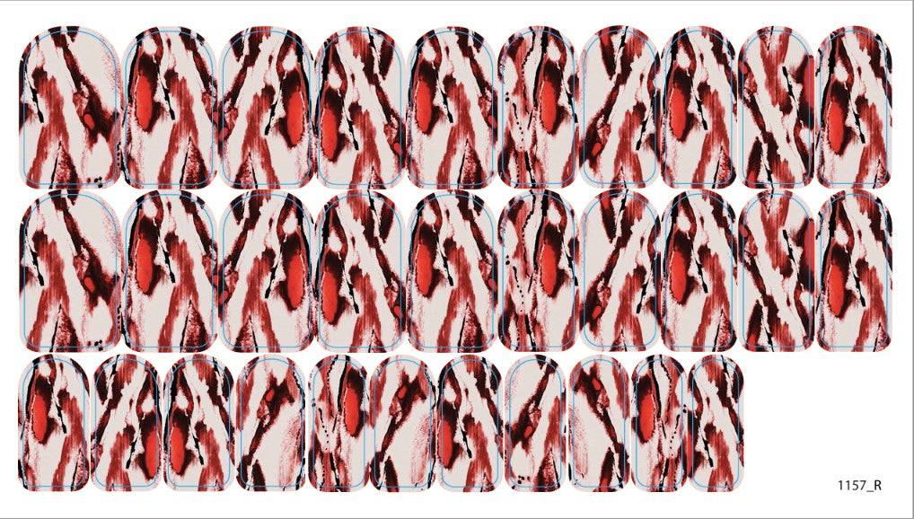 Nail decoration films for manicure - 1157R