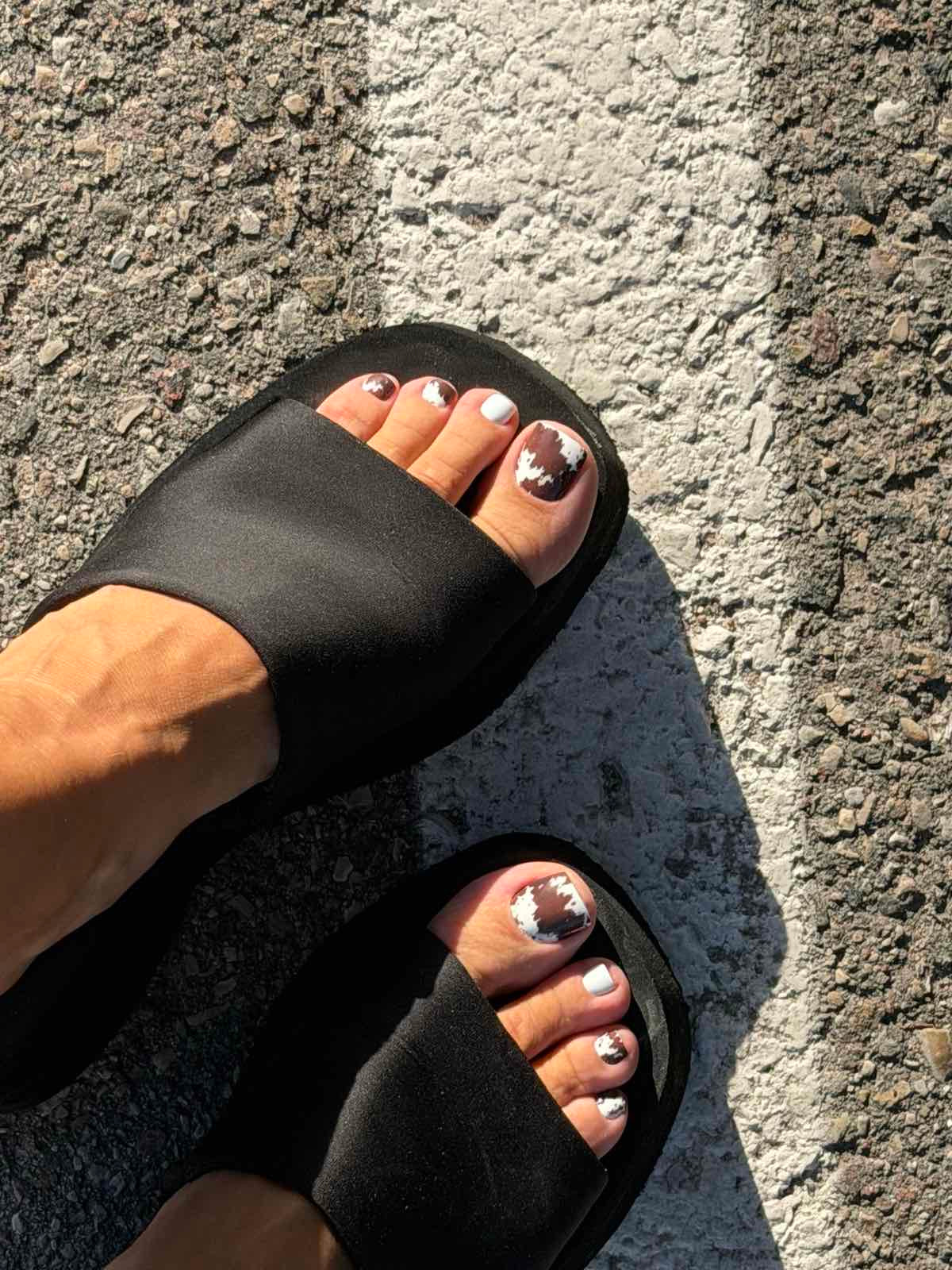 Nail decoration films for pedicure - 1061K