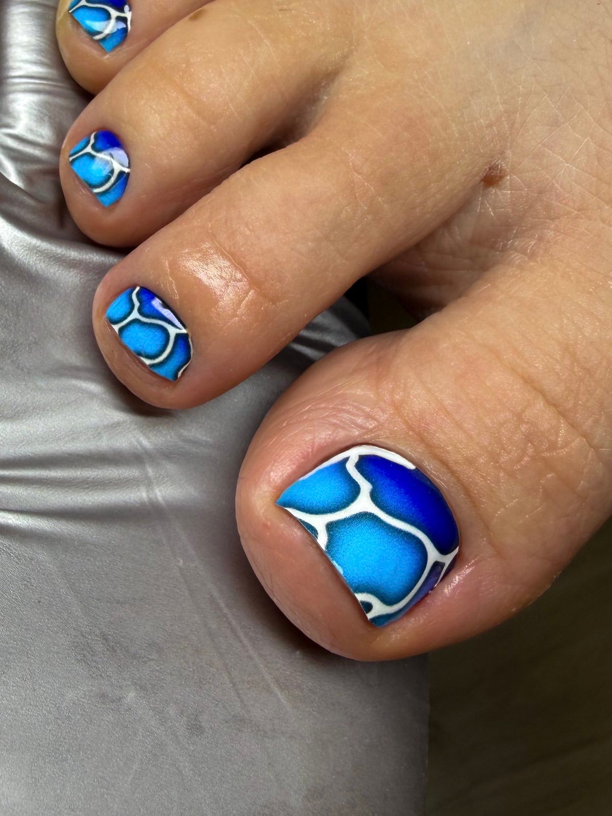 Nail decoration films for pedicure - 0001K 