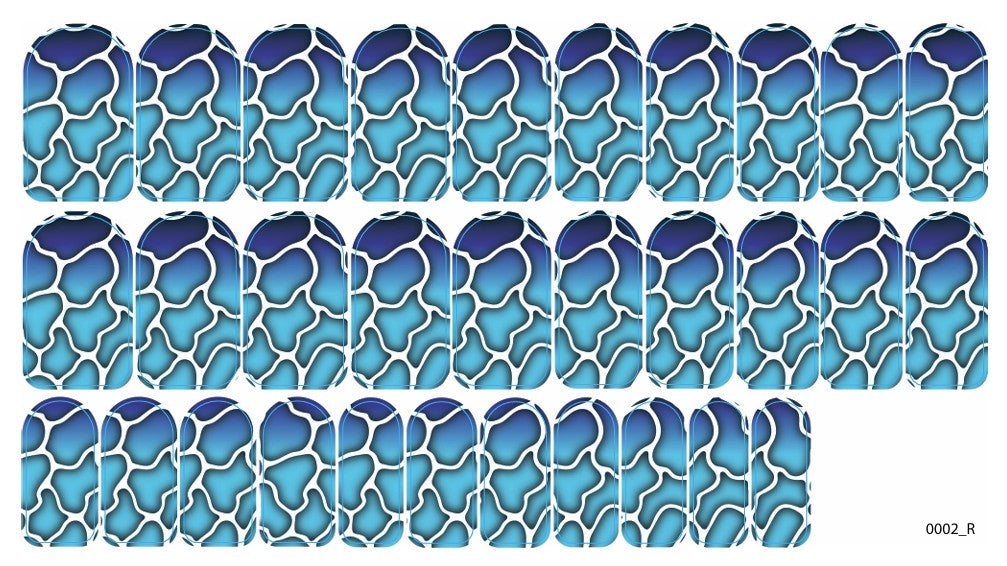 Nagų dekoravimo plėvelės manikiūrui - 0002R