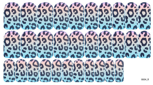 Nagų dekoravimo plėvelės manikiūrui - 0004R