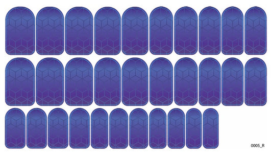 Nagų dekoravimo plėvelės manikiūrui - 0005R