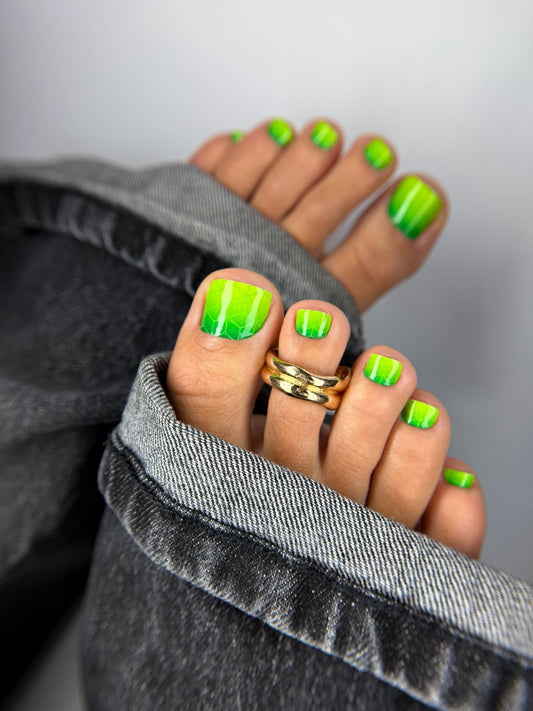 Nail decoration films for pedicure - 0006K 