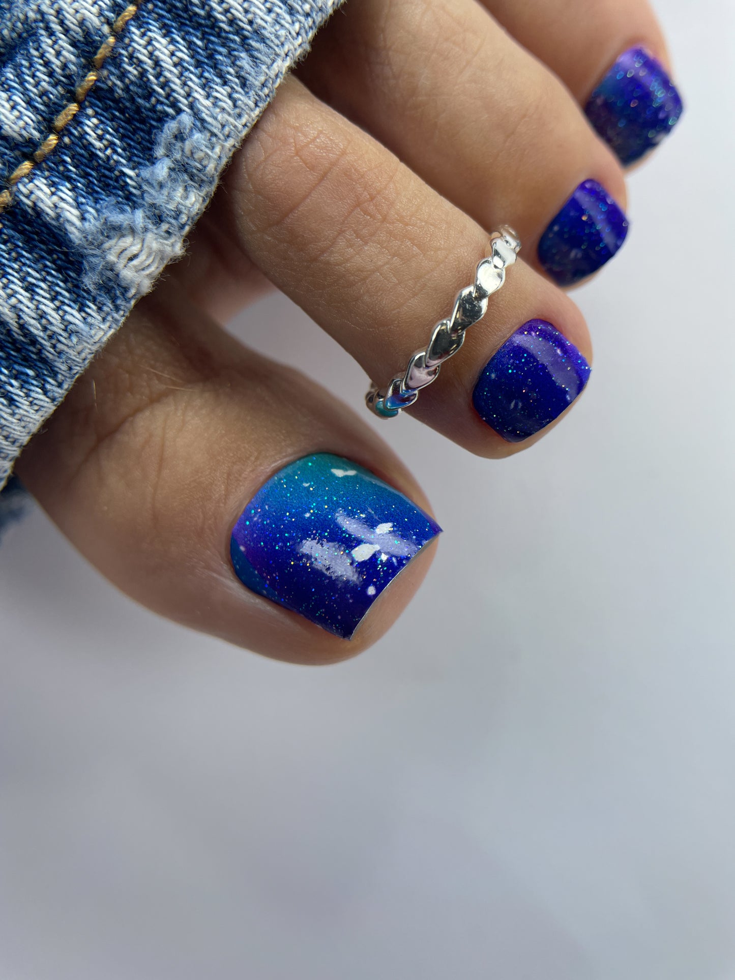 Nagų dekoravimo plėvelės pedikiūrui - 0007K