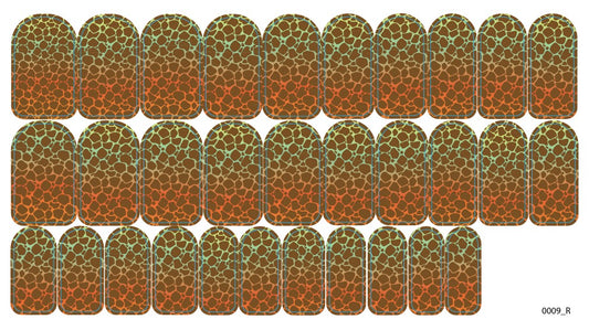 Nagų dekoravimo plėvelės manikiūrui - 0009R