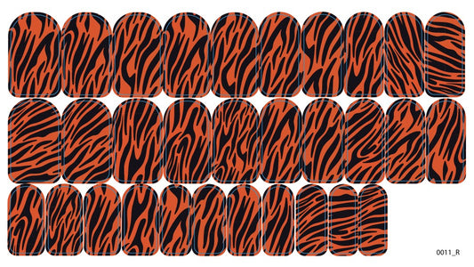 Nagų dekoravimo plėvelės manikiūrui - 0011R