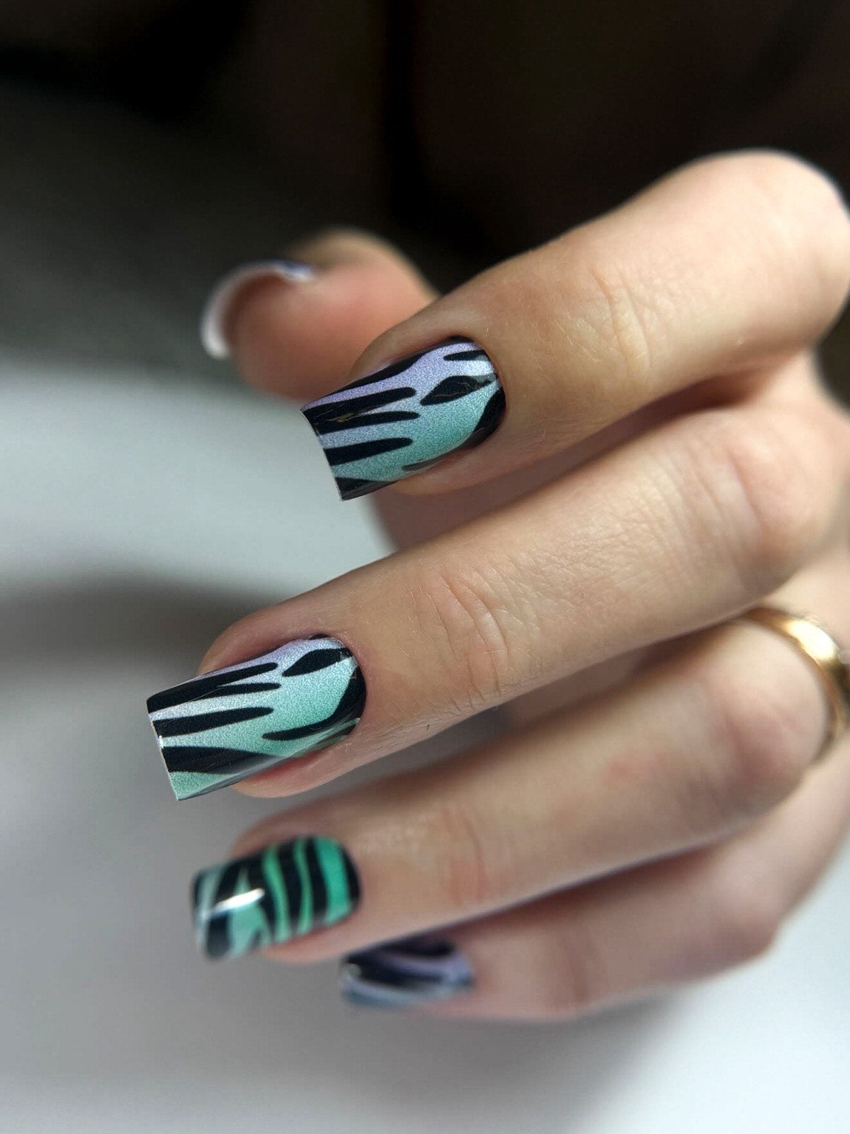 Nail decoration films for manicure - 0013R 