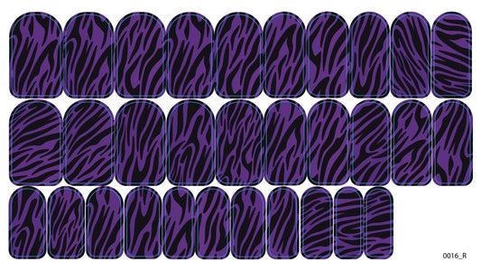 Nagų dekoravimo plėvelės manikiūrui - 0016R