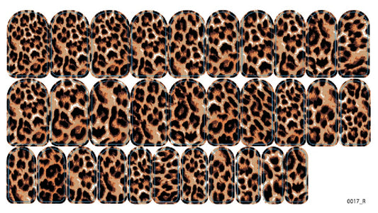 Nagų dekoravimo plėvelės manikiūrui - 0017R