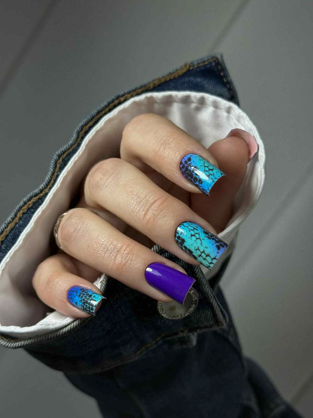 Nail decoration films for manicure - 0018R 