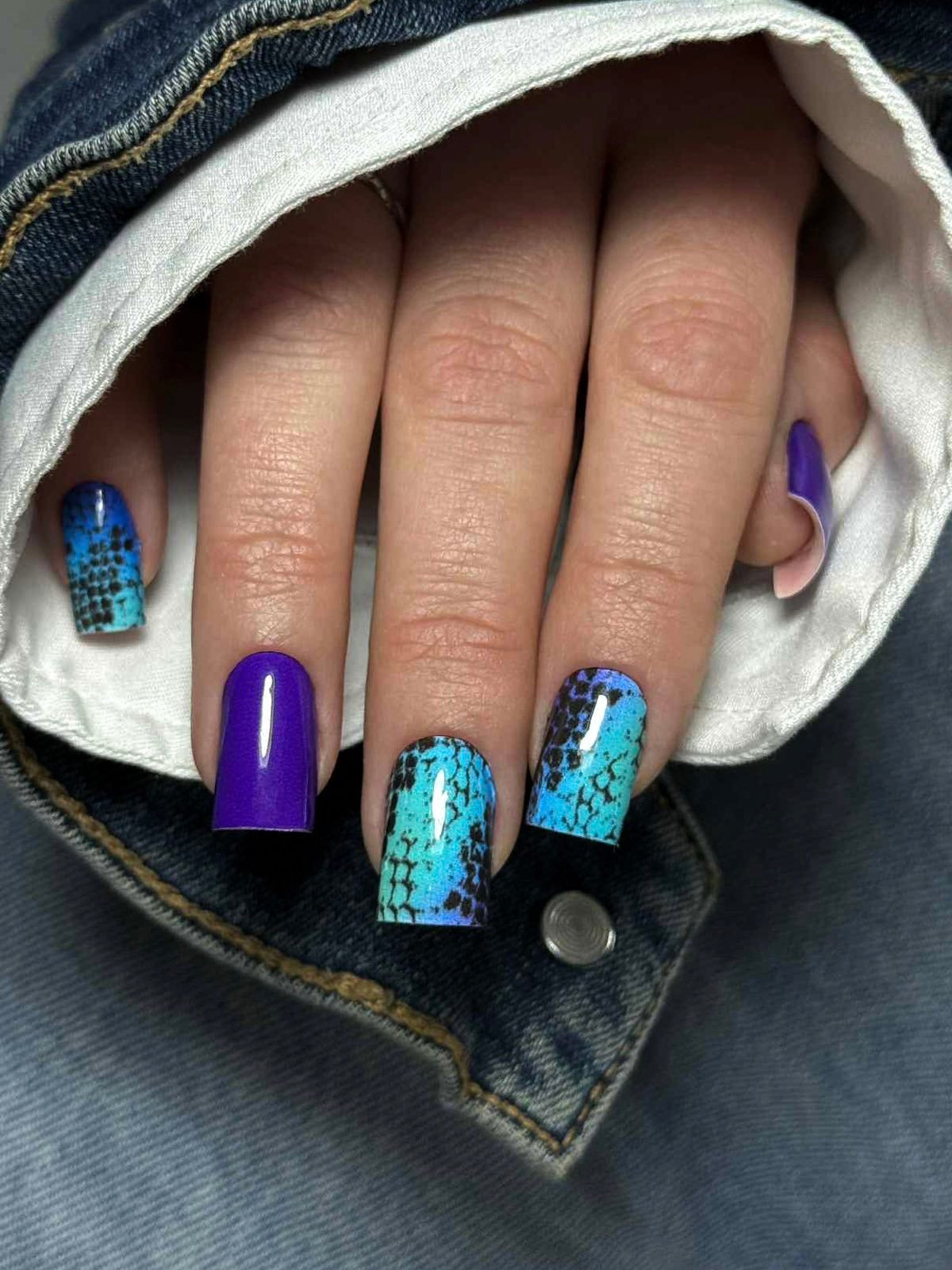 Nail decoration films for manicure - 0018R 