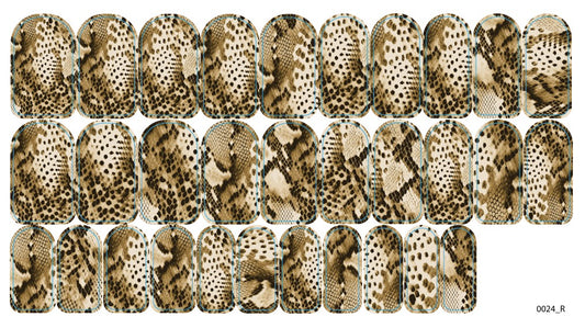 Nagų dekoravimo plėvelės manikiūrui - 0024R