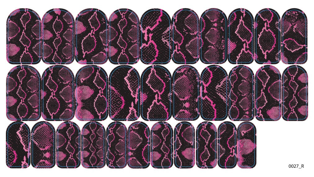 Nagų dekoravimo plėvelės manikiūrui - 0027R