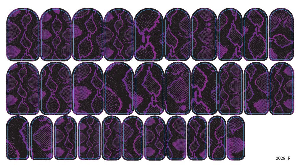 Nagų dekoravimo plėvelės manikiūrui - 0029R