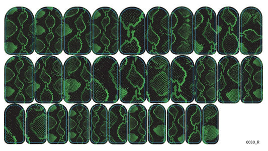 Nagų dekoravimo plėvelės manikiūrui - 0030R