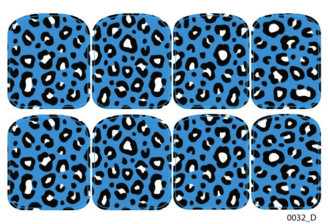 Didžiųjų nagų dekoravimo plėvelės pedikiūrui - 0032D