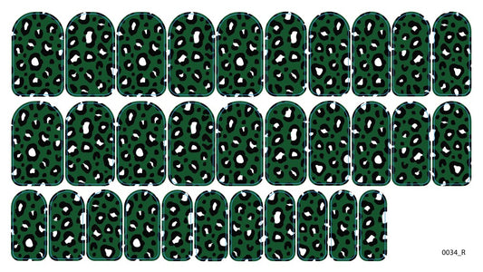 Nagų dekoravimo plėvelės manikiūrui - 0034R