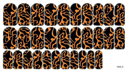 Nagų dekoravimo plėvelės manikiūrui - 0040R