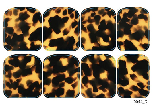 Didžiųjų nagų dekoravimo plėvelės pedikiūrui - 0044D