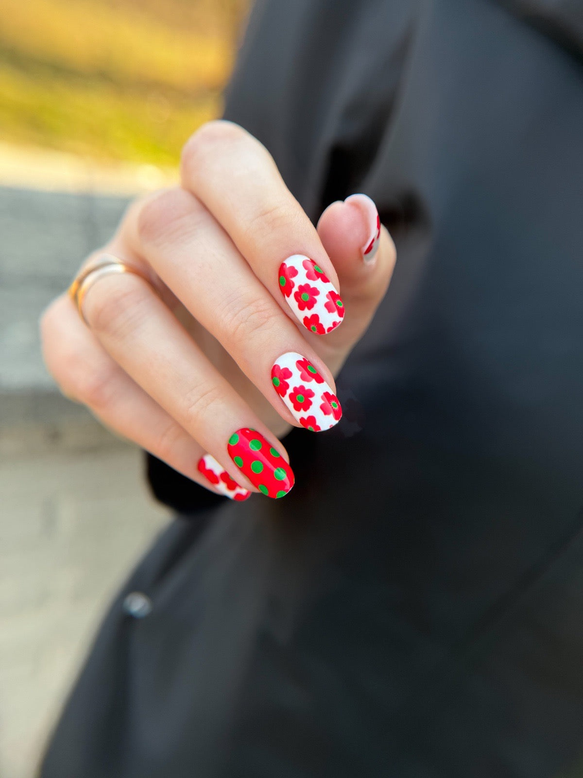 Nail decoration films for manicure - 0045R 